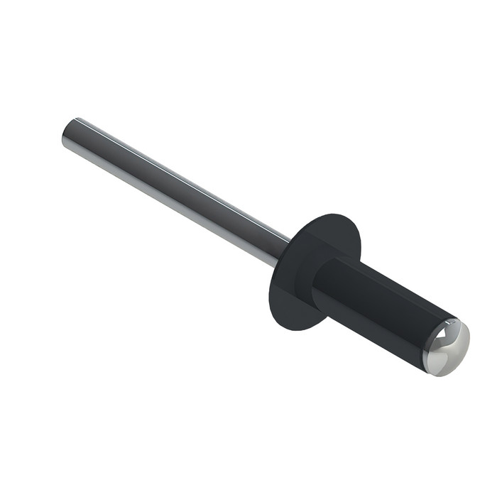 Заклёпка вытяжная Daxmer 3,2х8,0 RAL 7016 (1000 шт.) сталь/сталь